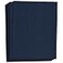 Hamilco Colored Cardstock Scrapbook Paper 85x11 Linen Textured Color Card Stock Paper Denim Blue 80 lb Cover 50 Pack