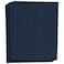 Hamilco Colored Cardstock Scrapbook Paper 85x11 Linen Textured Color Card Stock Paper Denim Blue 80 lb Cover 50 Pack
