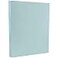 JAM PAPER Vellum Bristol 65lb Cardstock 85 x 11 Coverstock 147 gsm Blue 50 SheetsPack