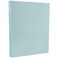 JAM PAPER Vellum Bristol 65lb Cardstock 85 x 11 Coverstock 147 gsm Blue 50 SheetsPack