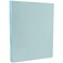 JAM PAPER Vellum Bristol 65lb Cardstock 85 x 11 Coverstock 147 gsm Blue 50 SheetsPack