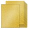 Goefun 100 Sheets DoubleSided Gold Glitter Cardstock 85 x 11 100lb NoShed Shimmer Glitter Paper Bulk for Wedding Parties Invitations Birthday DIY Craft Projects Anniversary