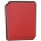 Hamilco Colored Cardstock Scrapbook Paper 85 x 11 Crimson Red Color Card Stock Paper 50 Pack