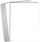 Hamilco White Cardstock 8 x 10 Blank 80 lb Cover Card Stock 50 Pack