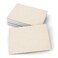 321Done Blank Note Cards 35x5 Thick Cardstock Plain Kraft Card Stock Small Notecards Stationery for Writing Stamping Printing Made in USA Set of 50 No Envelopes