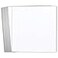 Hamilco White Linen Cardstock Scrapbook Paper 12x12 Heavy Weight 100 lb Cover Card Stock 25 Pack