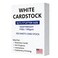 WritePads Veritas White Cardstock 85 x 11 110LB Index199GSM Heavyweight Card Stock 100 Sheets Thick Cardstock Printer Paper for Copy Printing Art Projects Invitations Made In USA