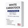 WritePads Veritas White Cardstock 85 x 11 110LB Index199GSM Heavyweight Card Stock 100 Sheets Thick Cardstock Printer Paper for Copy Printing Art Projects Invitations Made In USA