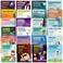 Decorably 24 Book Genre Posters for Classroom Elementary 11x14in Educational MatteLaminated School Decor Hallways Bulletin Boards Home Study Room Library