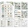 Hadley Designs Phonics Posters for Classroom Must Haves 9 Sound Wall for Kindergarten Elementary Teacher Supplies Syllable Vowels Digraphs Blends Bulletin Board Set Greenery Classrom Decor