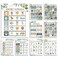 Hadley Designs Phonics Posters for Classroom Must Haves 9 Sound Wall for Kindergarten Elementary Teacher Supplies Syllable Vowels Digraphs Blends Bulletin Board Set Greenery Classrom Decor