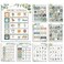 Hadley Designs Phonics Posters for Classroom Must Haves 9 Sound Wall for Kindergarten Elementary Teacher Supplies Syllable Vowels Digraphs Blends Bulletin Board Set Greenery Classrom Decor