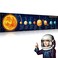 Sumind Solar System Poster Large 709x157in Science Banner Space Decor for Classroom Solar System Banner for Space Themed Party Decorations Educational Backdrop