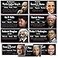 Young N Refined Black Heroes Poster bulletin board set 9 charts pack Laminated thick 3 mil 9x19