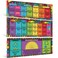 Pasimy 3 Pcs Educational Math Posters Mathematics Classroom Banners Triangles Angles Math Bulletin Board Charts for Elementary Middle School Classroom Decorations