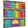 Pasimy 3 Pcs Educational Math Posters Mathematics Classroom Banners Triangles Angles Math Bulletin Board Charts for Elementary Middle School Classroom Decorations