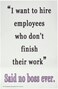 Youth Change 323 Funny Classroom Poster Teaches Students to Finish Their Work