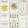 Eaasty 6 Pcs Mental Health Coping Skills Posters Feeling Color Wheel Educational Emotions Therapy Wall Art for Classroom School Office Pediatric Counseling