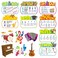 chiazllta 14 Pieces Music Elements Bulletin Board Set Musical Education Posters Music Classroom Decor for Middle School and High School Classroom Decorations or Homeschool Supplies