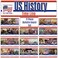 Young N Refined US History Poster Time Line bulletin board set 11 charts pack Glossy Paper 9x18 USA MADE