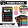 gisgfim 11 Pcs Math Posters Must Haves for Classroom Bulletin Boards Decorations for Elementary to High School Education
