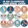 YIYDONG ASL Classroom Hand Signal Cards 36 Classroom Hand Signal Decor Sign Language Posters for Teachers Students Visual Cues Boho