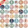 YIYDONG ASL Classroom Hand Signal Cards 36 Classroom Hand Signal Decor Sign Language Posters for Teachers Students Visual Cues Boho