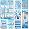 Pajean 10 Pcs Calming Corner Classroom Poster Ocean Mental Health Poster Calm Down Corner Feeling Chart Under the Sea Emotion Coping Skills Educational Therapy for Classroom Wall Decoration
