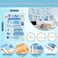 Pajean 10 Pcs Calming Corner Classroom Poster Ocean Mental Health Poster Calm Down Corner Feeling Chart Under the Sea Emotion Coping Skills Educational Therapy for Classroom Wall Decoration