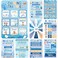 Pajean 10 Pcs Calming Corner Classroom Poster Ocean Mental Health Poster Calm Down Corner Feeling Chart Under the Sea Emotion Coping Skills Educational Therapy for Classroom Wall Decoration
