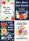 Teacher Created Resources Wildflowers Positive Sayings Educational Poster Pack TCR6624