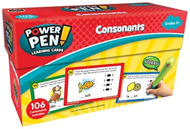 Teacher Created Resources Power Pen Learning Cards Consonants Grade K TCR6103