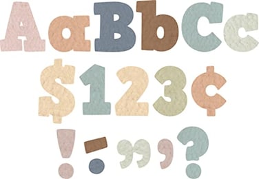 Teacher Created Resources Everyone is Welcome 4 Bold Block Letters Combo Pack TCR7153