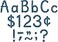 Teacher Created Resources Slate Blue 4 Modern Classic Letters Combo Pack