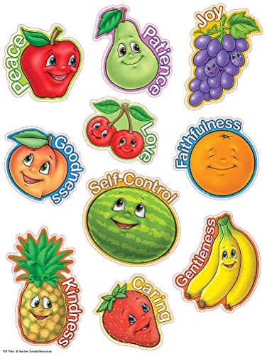 Teacher Created Resources Fruit of The Spirit Accents Pack TCR7066