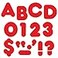 Trend Enterprises Red 4Inch Casual Uppercase Ready Letters