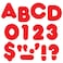 Trend Enterprises Red 4Inch Casual Uppercase Ready Letters