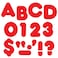 Trend Enterprises Red 4Inch Casual Uppercase Ready Letters
