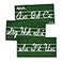 Young N Refined Cursive Alphabet Classroom Wall Strip Glossy Paper