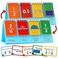 Aizweb DoubleSided Fractions and Equivalency Flip Chart Math Manipulatives for Elementary School Fraction Manipulatives Homeschool Supplies