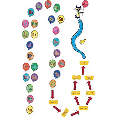 Teacher Created Resources Pete The Cat Alphabet Balloons Sensory Path