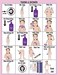 HOM LLC Girls Sets ABAOT Approved StepbyStep 9X12 Set of 5 Visual Schedules Potty Training Bathing Shower Teeth Brushing Hand Washingfor AutismSpecial Needs Independent Living Personal Hygiene