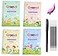 Groovd Childrens Magic Copybooks Reusable Grooved Writing Books for Kids Handwriting Practice Workbooks Calligraphy Learning Kit Tracing Tools Set 4 Books with Pen Ink Refills Ages 38