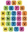Carson Dellosa Education Carson Dellosa 26Piece Dry Erase Alphabet EduClings Set 35 Silicone abc Letter Manipulatives Kindergarten and Preschool Learning Activities and Phonics Games