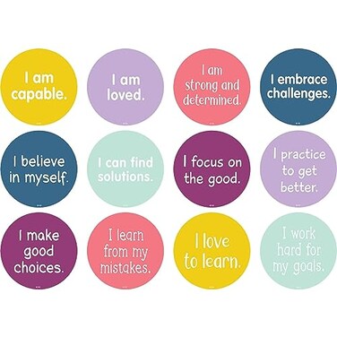 Teacher Created Resources Spot On Carpet Markers Positive Mindset 4 TCR77501