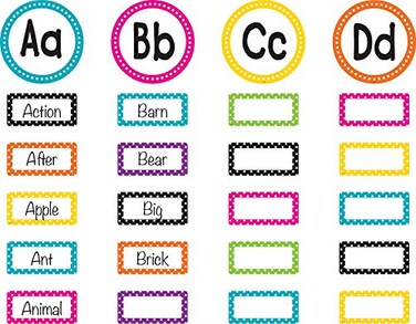 Teacher Created Resources Polka Dots Word Wall Bulletin Board TCR5787