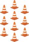 Teacher Created Resources Under Construction Cones Accents TCR8745