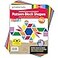 FreshCut Crafts 882 Pcs Pattern Block Shapes Math Manipulatives for Learning Multicolor Triangles Squares Hexagons and more EasyPunch Paper Shape Cutouts in 7 Bright Colors US Made Card Stock