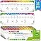 SpriteGru 15 PCS Number Line Dry Erase Boards Writable and Erasable Double Sided Board010 on One Side 020 on Other Side Math White Board for Kids Students Classroom and Home 12 x 4 Colorful Stars