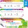 SpriteGru 15 PCS Number Line Dry Erase Boards Writable and Erasable Double Sided Board010 on One Side 020 on Other Side Math White Board for Kids Students Classroom and Home 12 x 4 Colorful Stars